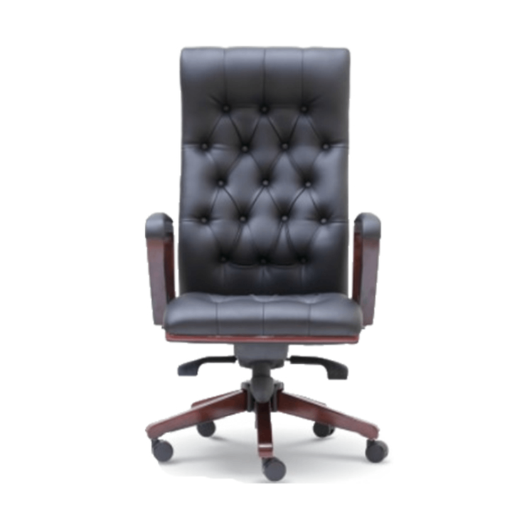 DUTY Wooden High Back Chair