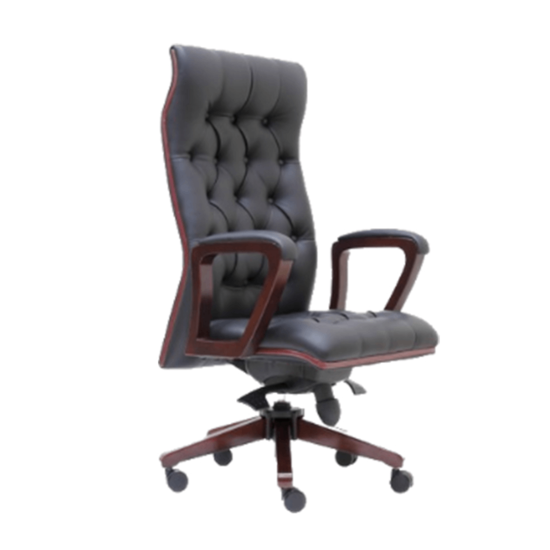 DUTY Wooden High Back Chair