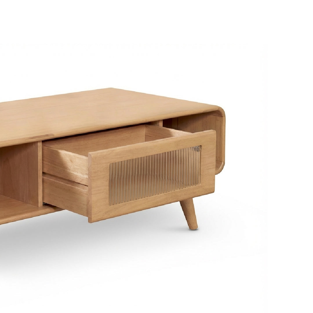 DAFF Wood TV Cabinet & Coffee Table with Multicabinet