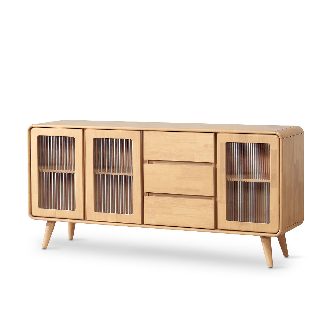 DAFF Wood TV Cabinet & Coffee Table with Sideboard