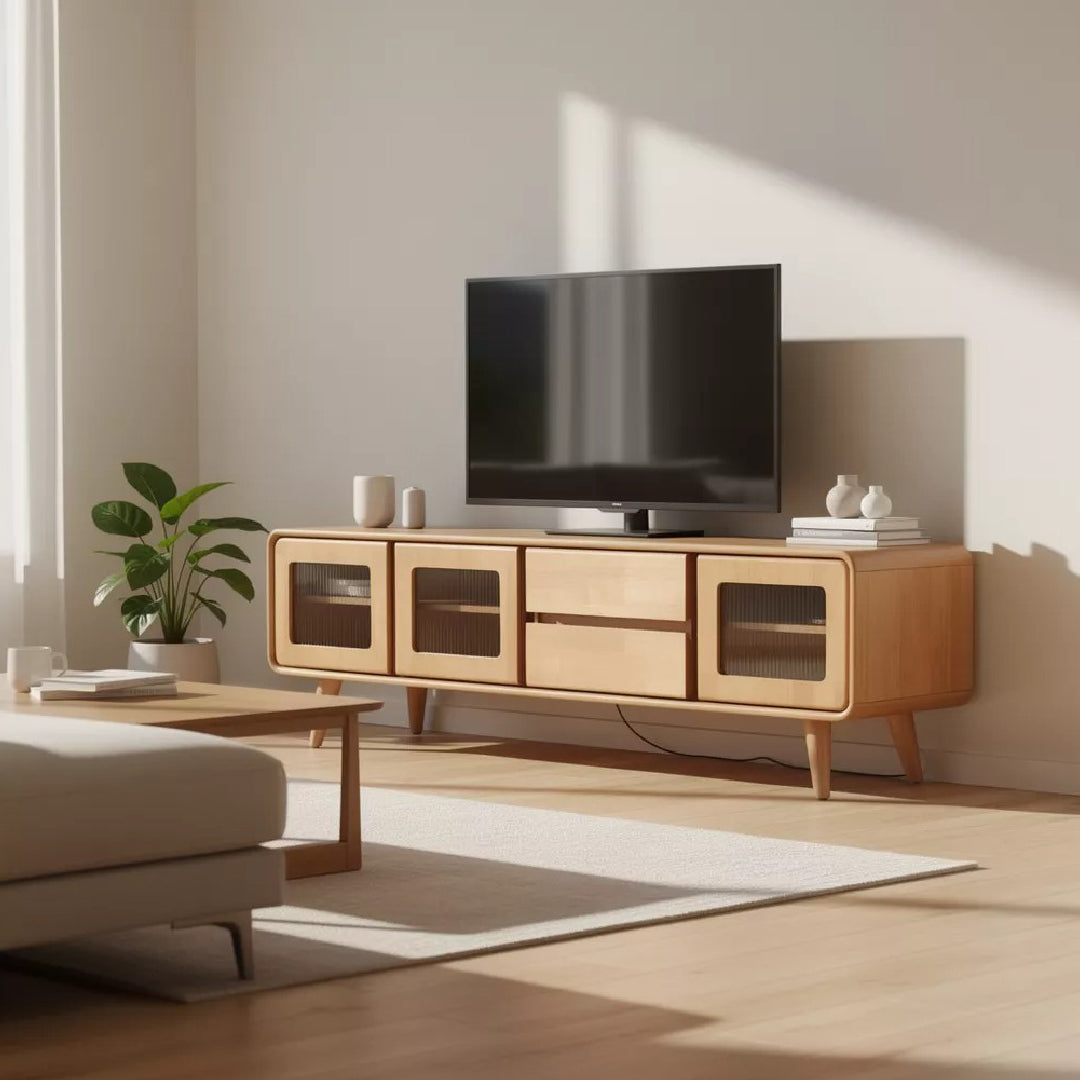 DAFF Wood TV Cabinet