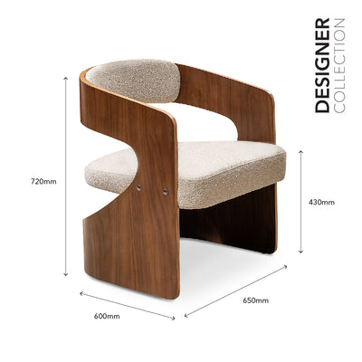 DALIP Designer Chair Beige