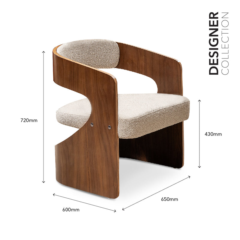 DALIP Designer Chair Beige