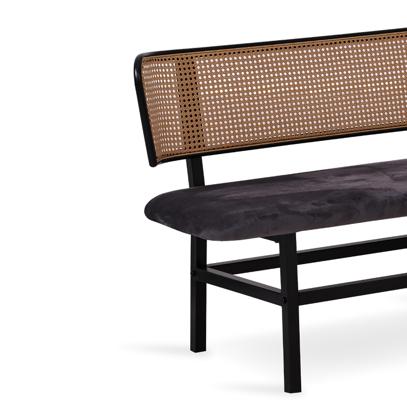 LEDGER Bench Chair Dark Grey