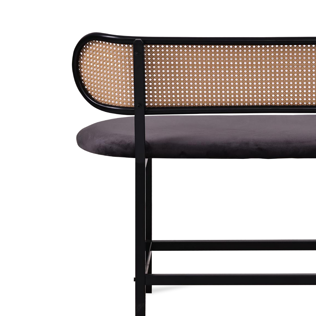 BRANTLEY Island Bench Dark Grey