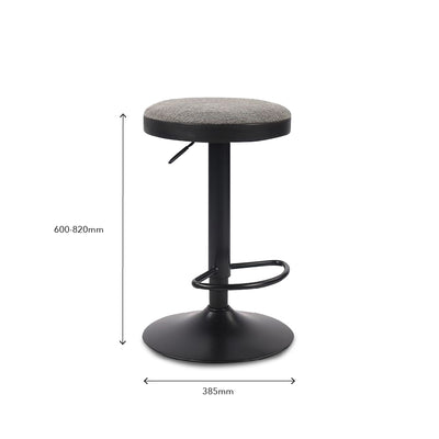 DAYATI Bar Stool Dark Grey