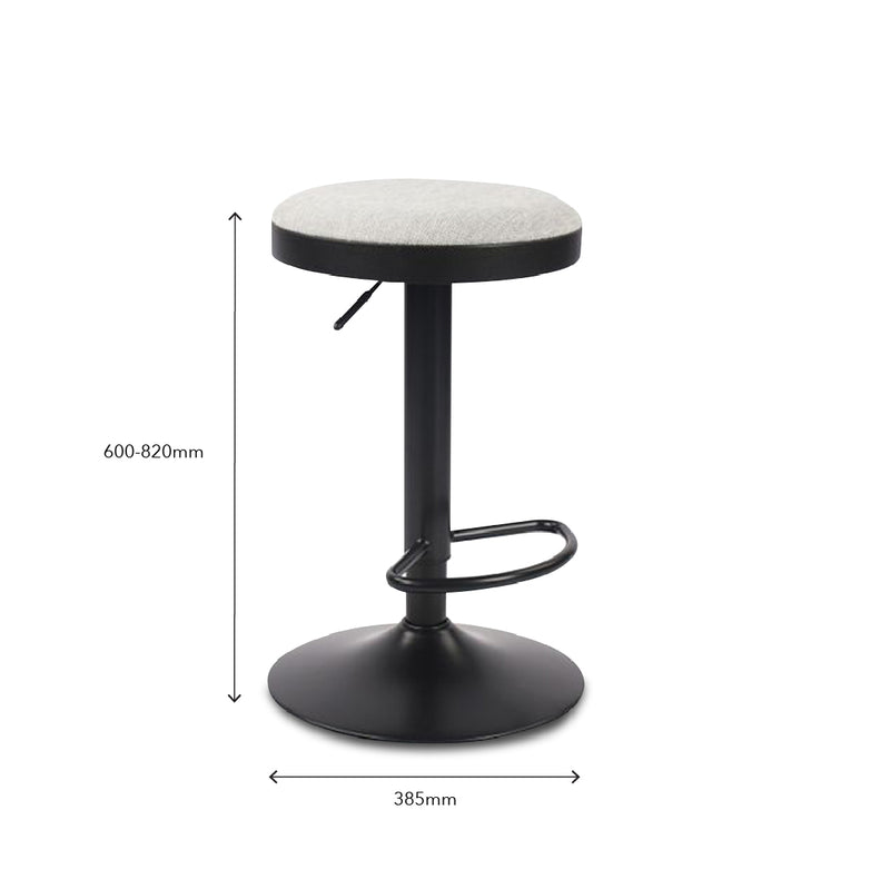 DAYATI Bar Stool Light Grey