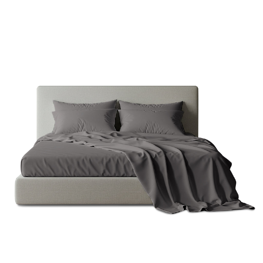 DEEP GREY Luxury Egyptian Cotton Bedsheet Set