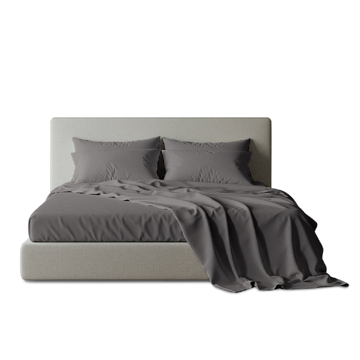 DEEP GREY Luxury Egyptian Cotton Bedsheet Set