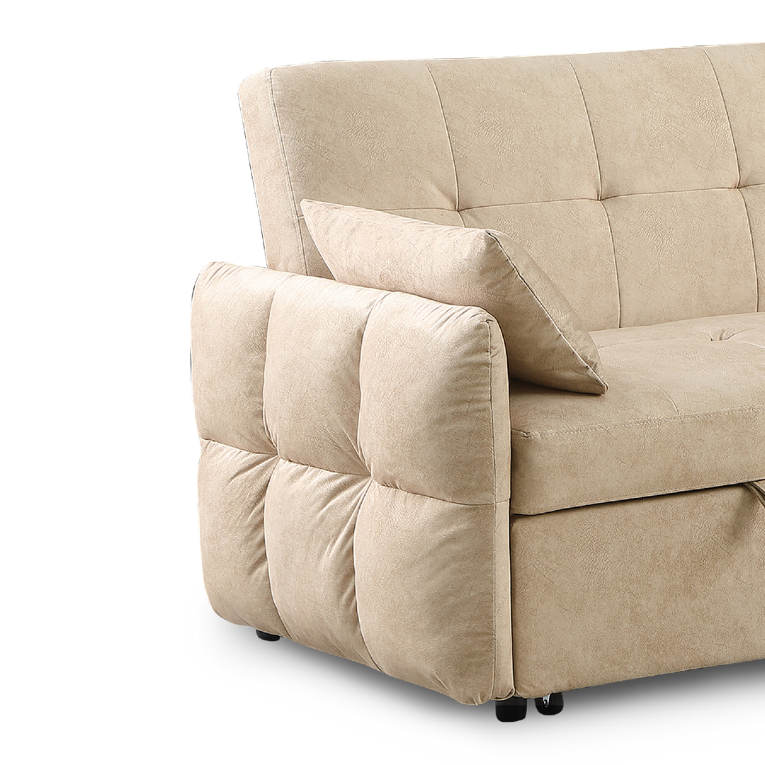 DELANY Sofa Bed Light Brown