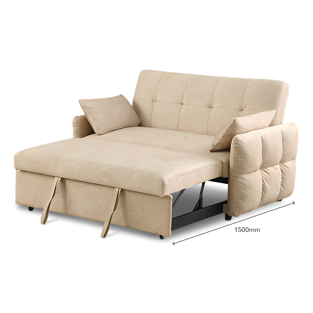 DELANY Sofa Bed Light Brown