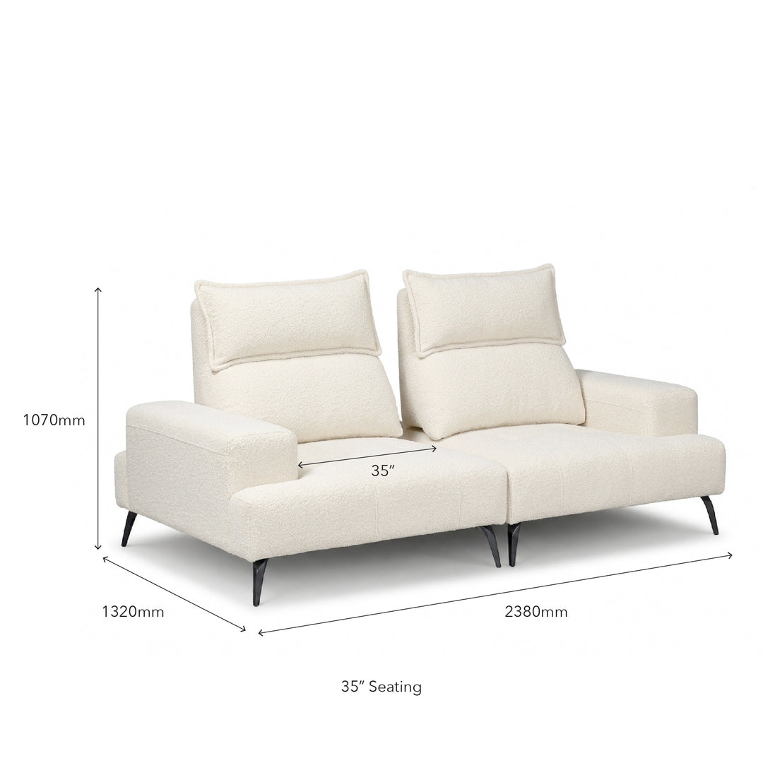 DEROIT 2 Seater Sofa