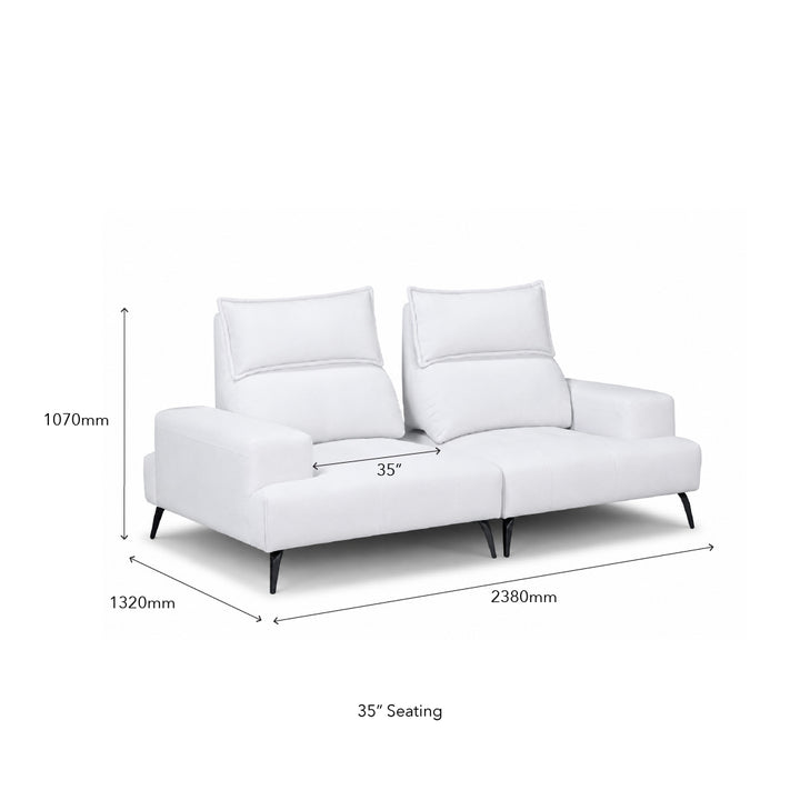 DEROIT 2 Seater Sofa