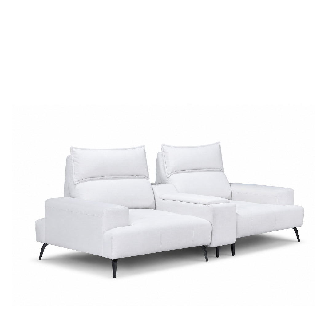DEROIT 2 Seater Sofa with Console Table