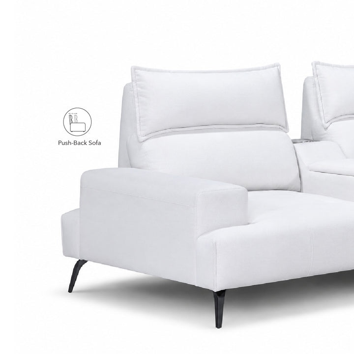 DEROIT 2 Seater Sofa with Console Table