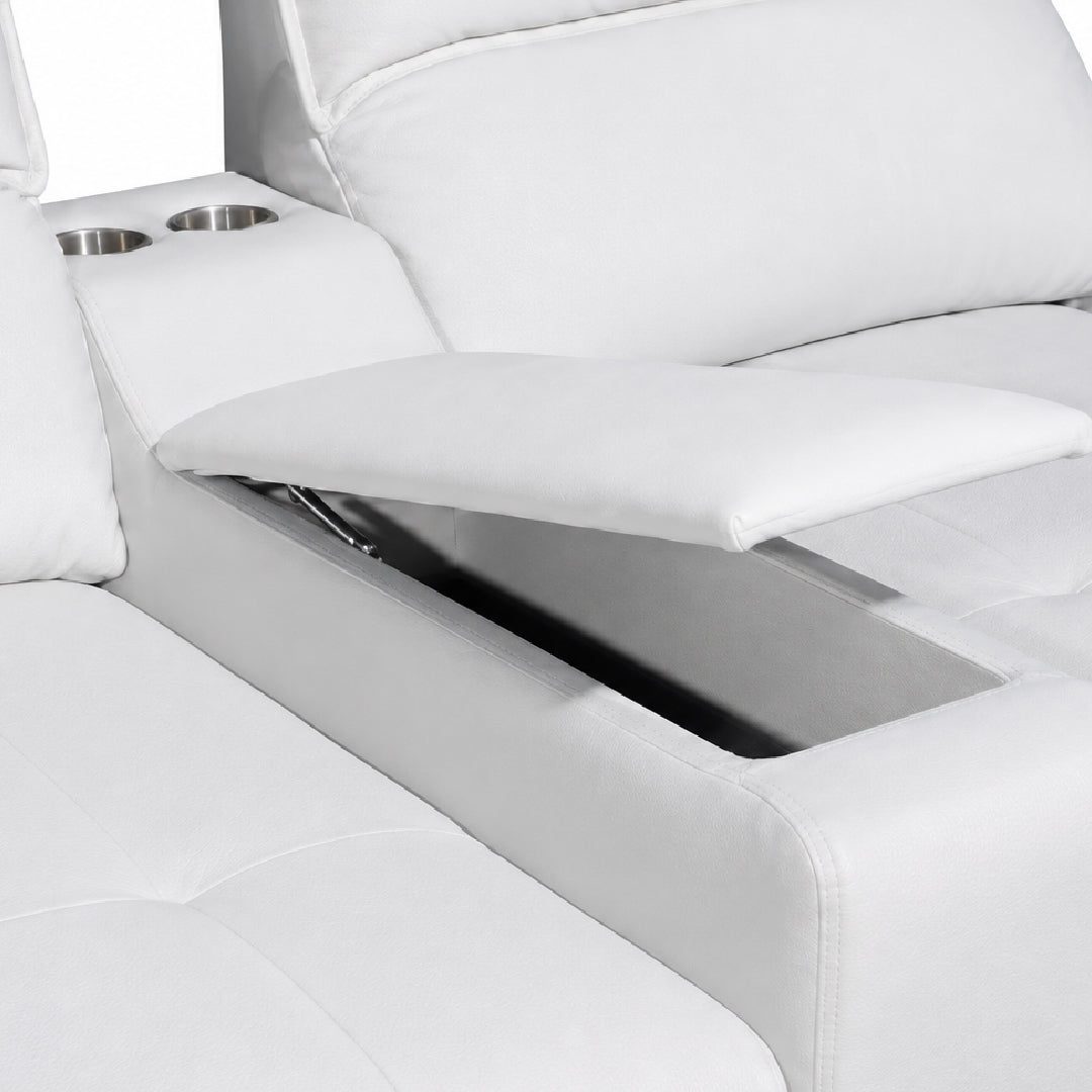 DEROIT 2 Seater Sofa with Console Table