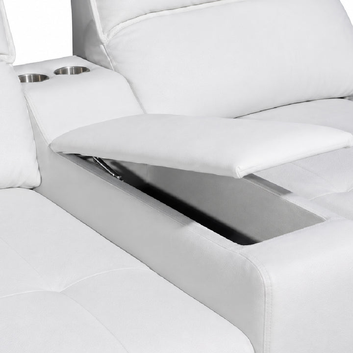 DEROIT 2 Seater Sofa with Console Table