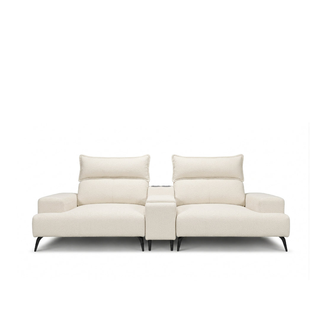 DEROIT 2 Seater Sofa with Console Table