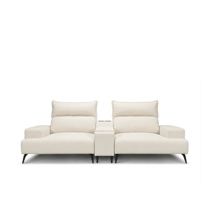 DEROIT 2 Seater Sofa with Console Table
