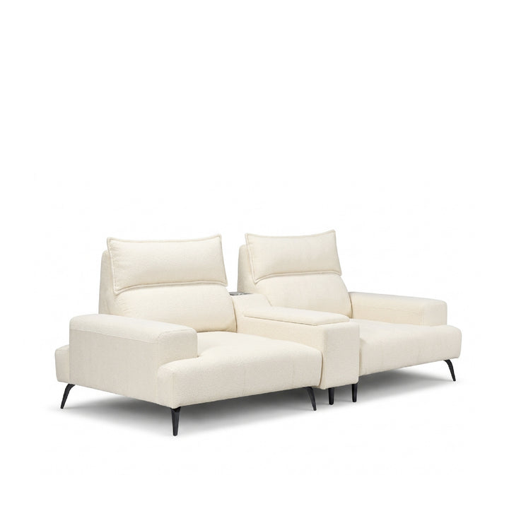 DEROIT 2 Seater Sofa with Console Table