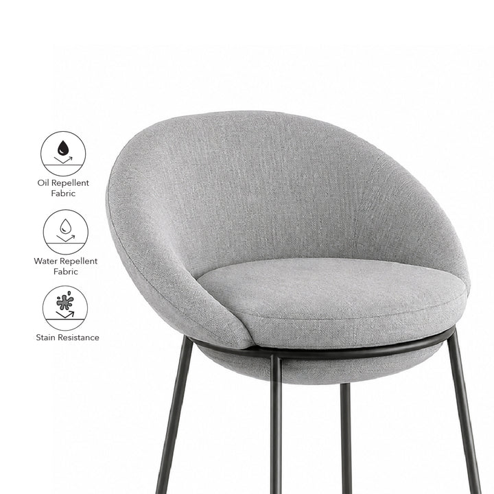 DEROIT Island Chair Light Grey