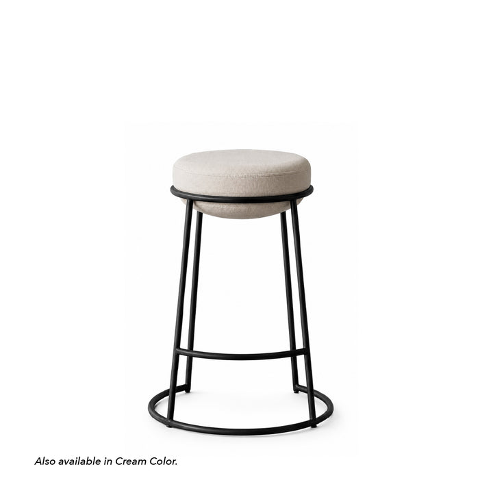 DEROIT Island Stool Light Grey