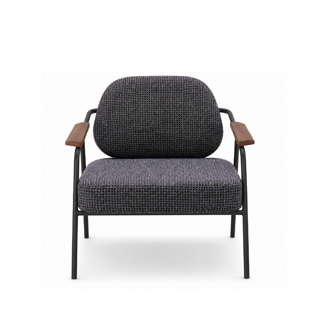 DEROIT Lounge Chair Coffee Mocha