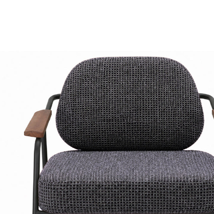 DEROIT Lounge Chair Charcoal Black