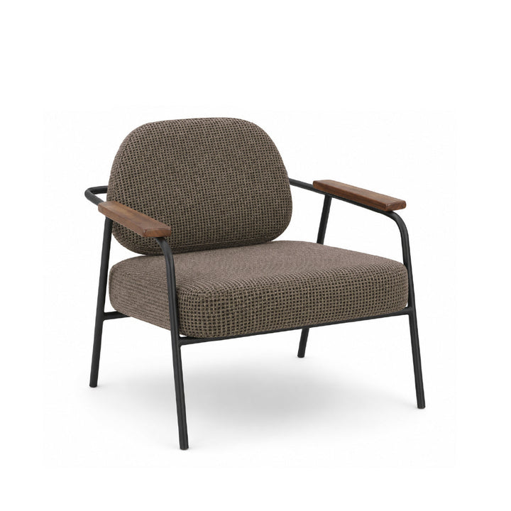 DEROIT Lounge Chair Coffee Mocha