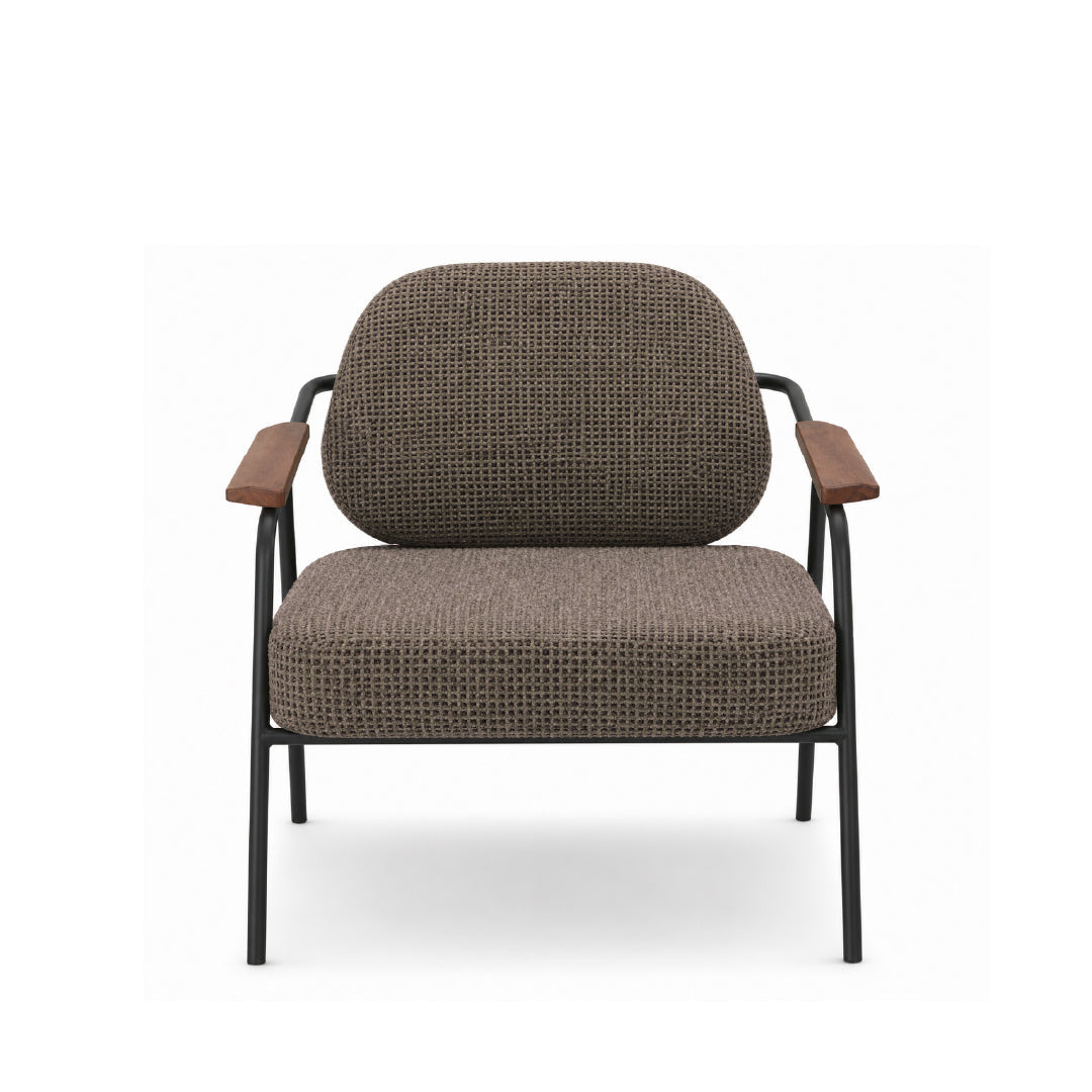 DEROIT Lounge Chair Coffee Mocha