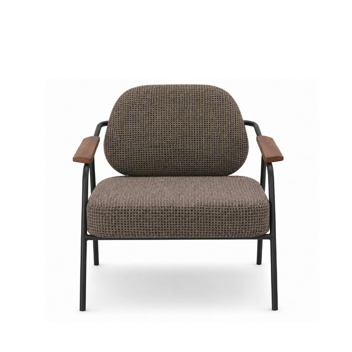 DEROIT Lounge Chair Coffee Mocha
