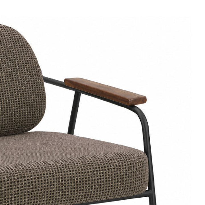 DEROIT Lounge Chair Coffee Mocha