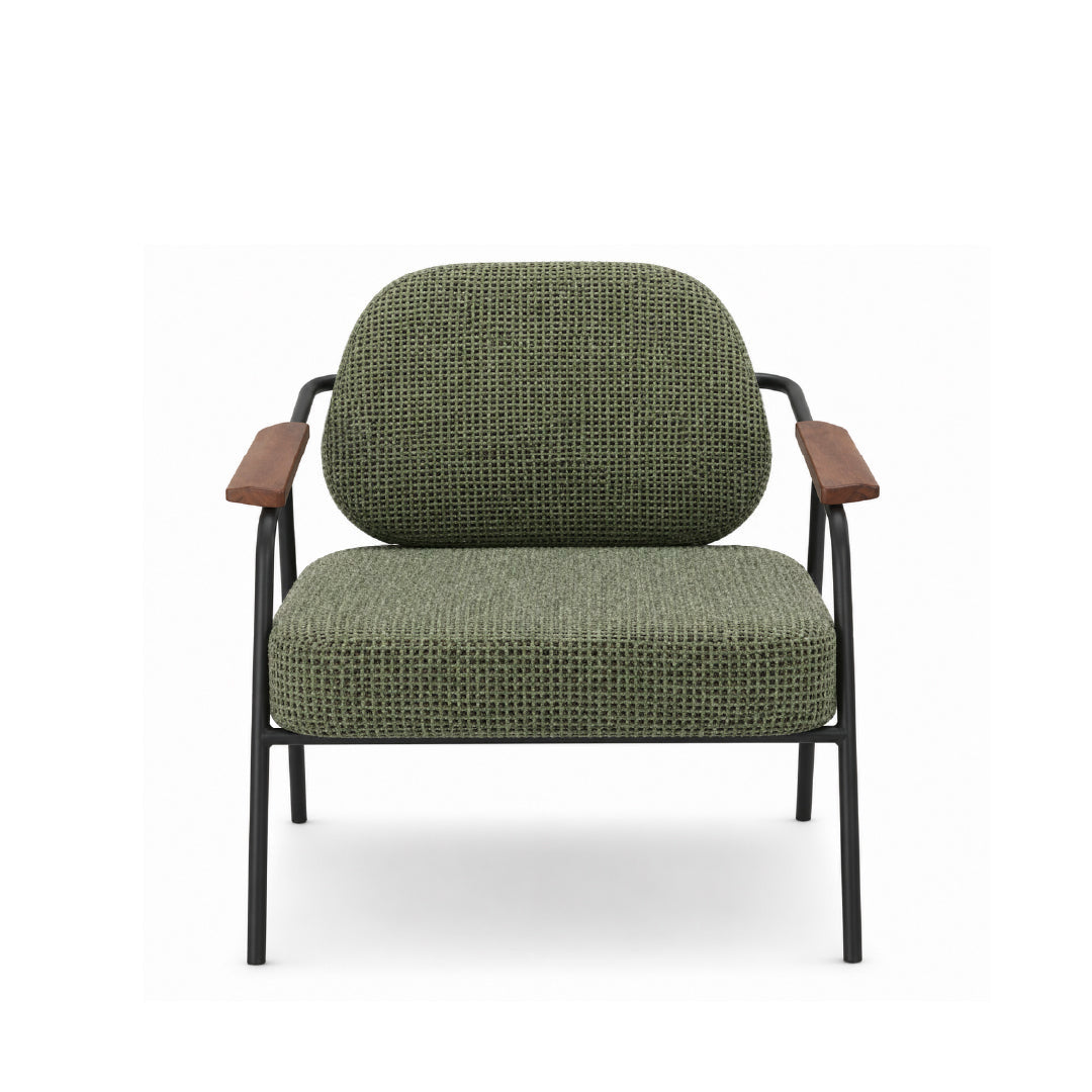 DEROIT Lounge Chair Coffee Mocha