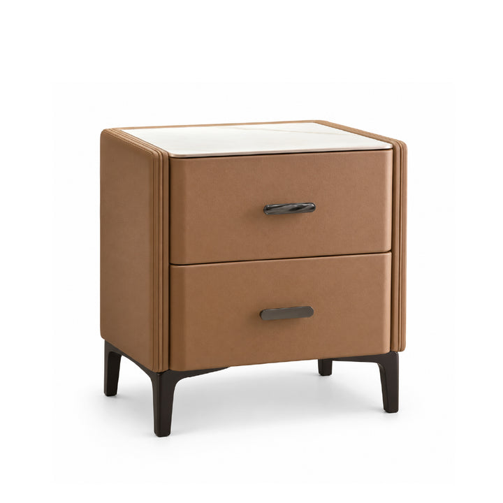 DeRUCCI Chocolate Bedside Table