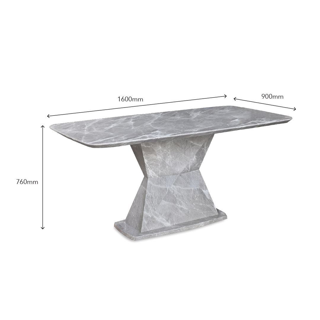 DIARA Marble Dining Set
