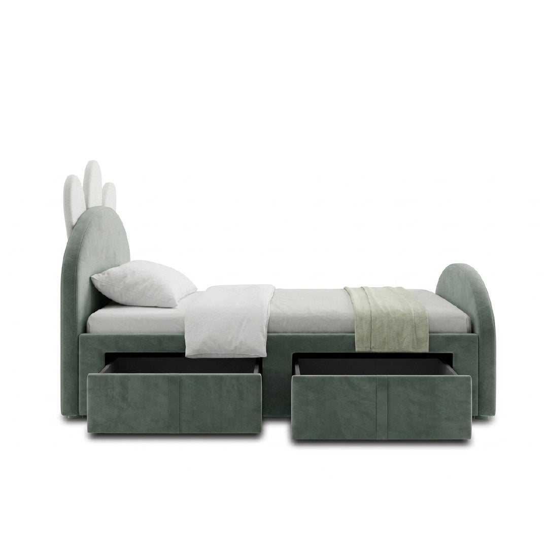 DINOREX 2 Drawer Bed