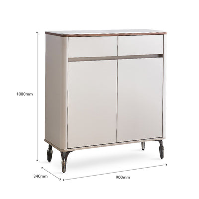 DIVA Ceramic 2 Door Shoe Cabinet