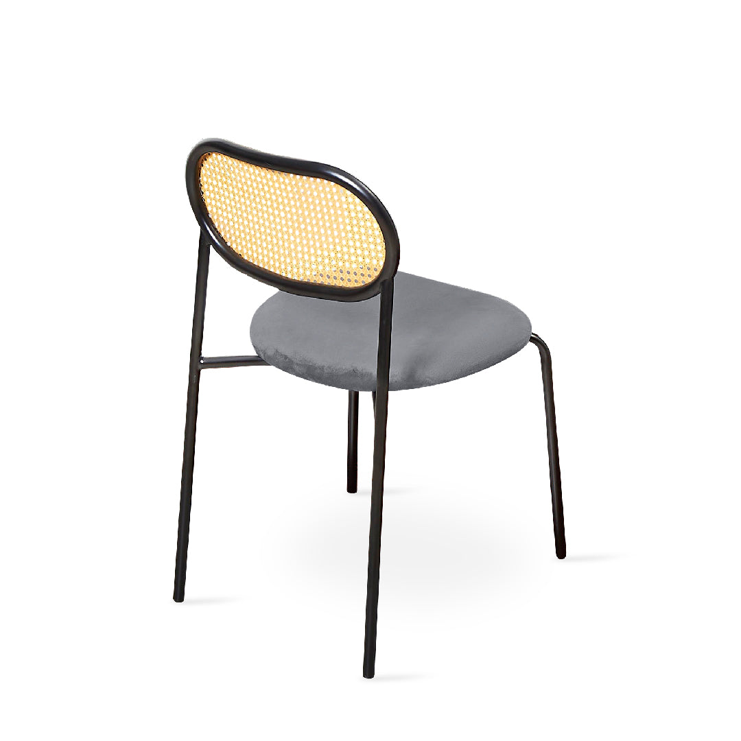 WULAN Dining Set Dark Grey