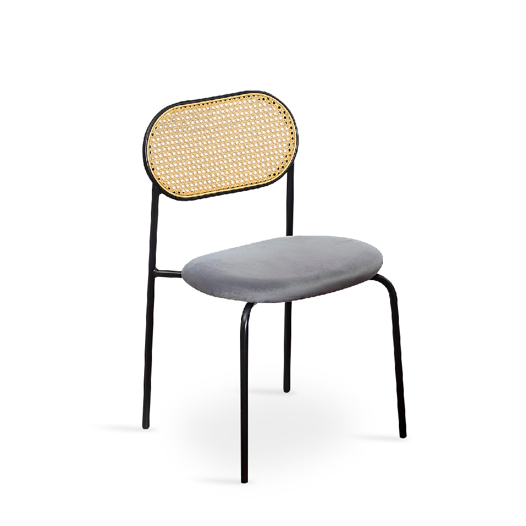 WULAN Dining Set Dark Grey