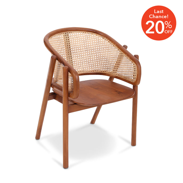 DOTATO Lounge Chair Light Walnut