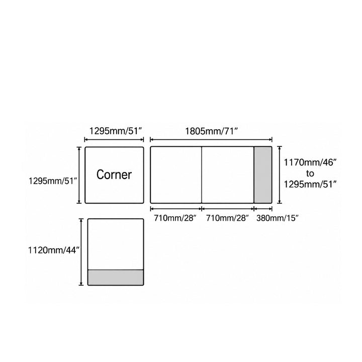 DREW Corner Sofa
