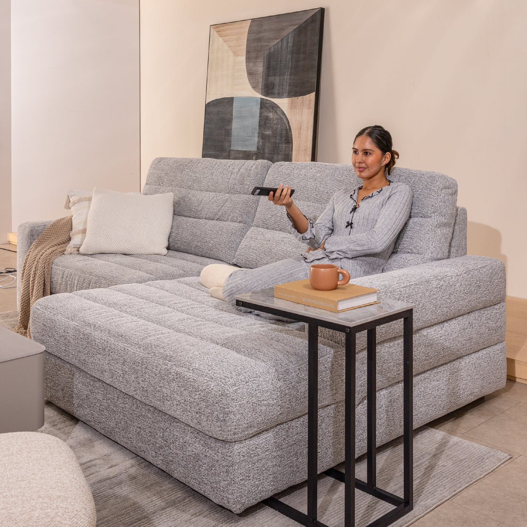 DREY L-Shape Power Slide Out Sofa