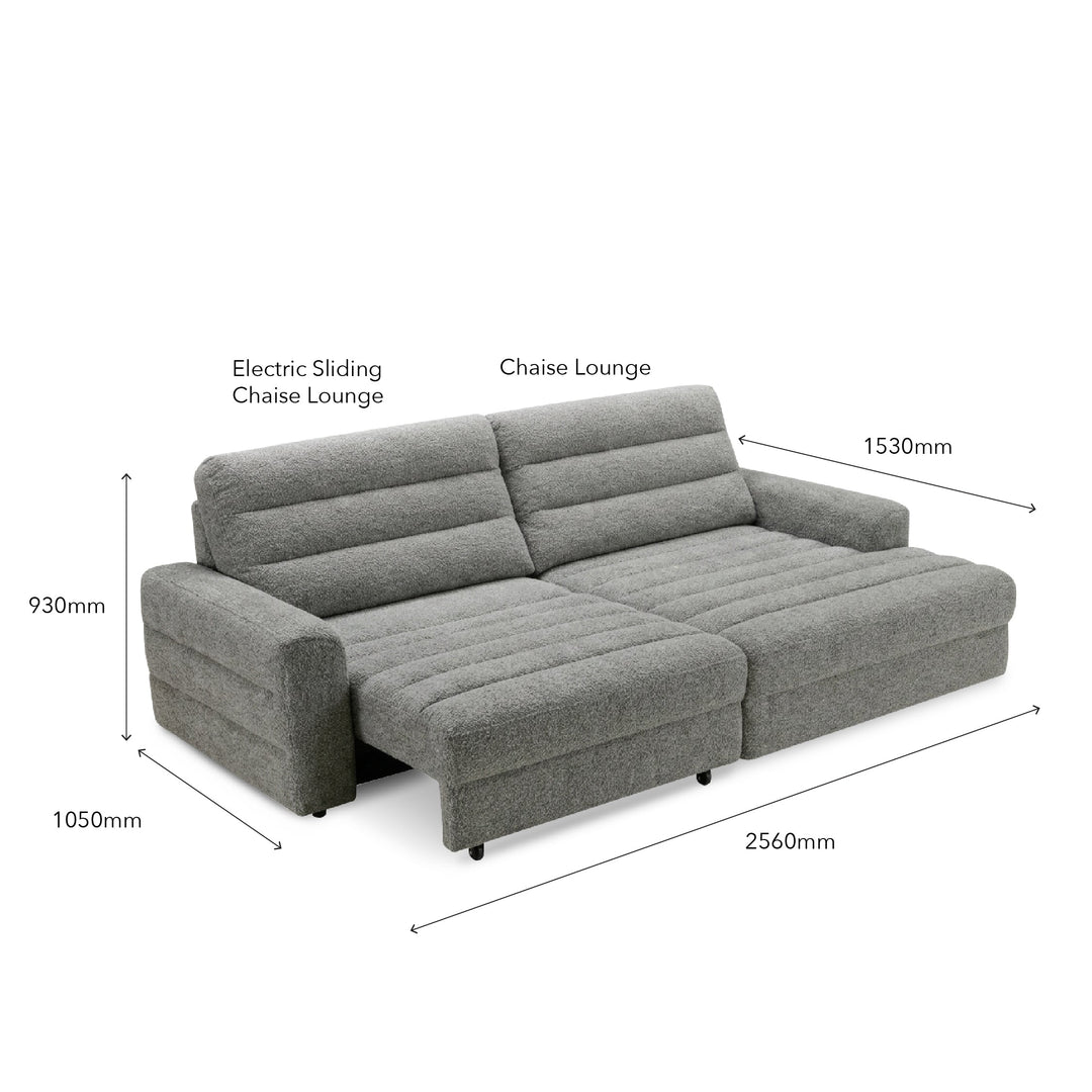 DREY L-Shape Power Slide Out Sofa