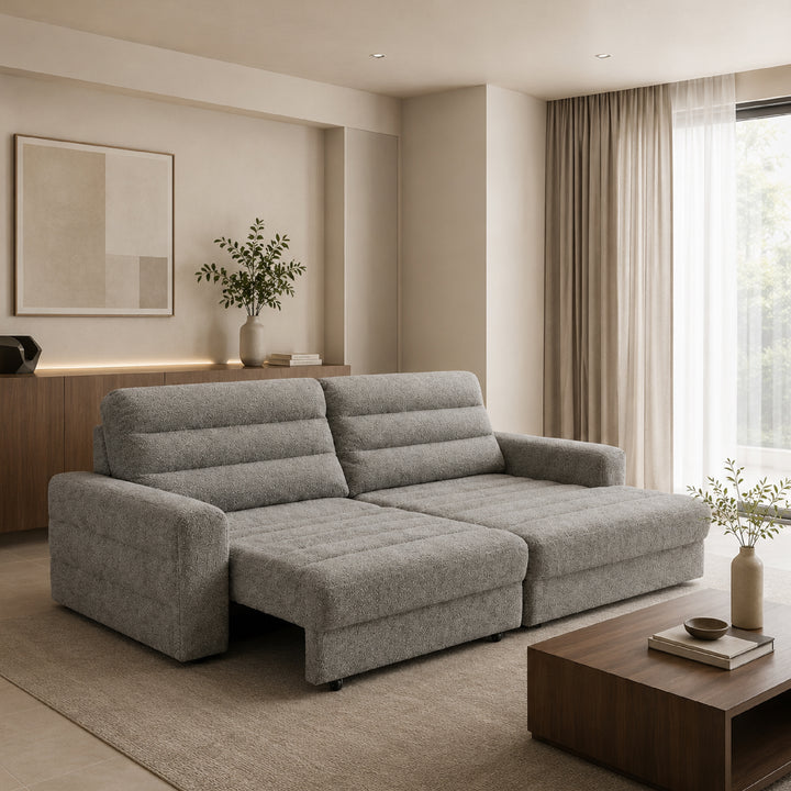 DREY L-Shape Power Slide Out Sofa