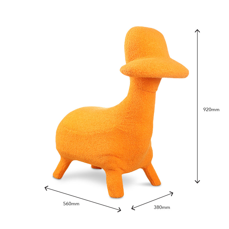 DUCK Kids Stool Tangerine