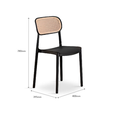 EANNA Cafe Chair Black