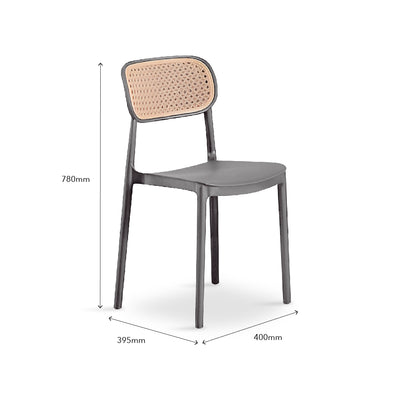 EANNA Cafe Chair Grey