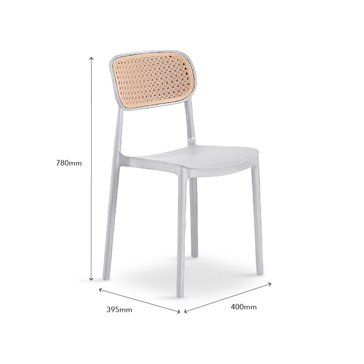 JONI Cafe Chair White