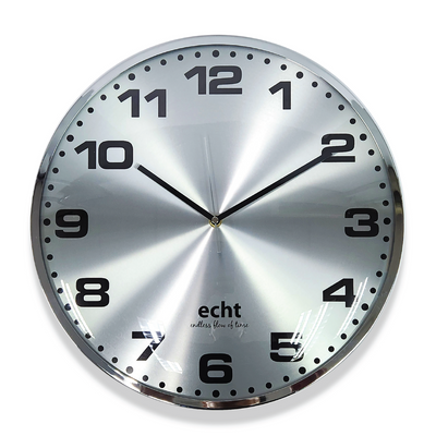 ECHT 16" Aluminium Dial Silent Metal Wall Clock