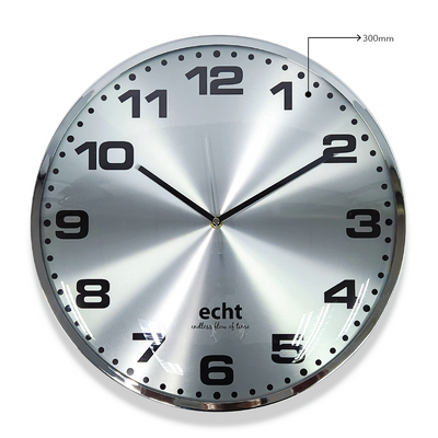 ECHT 16" Aluminium Dial Silent Metal Wall Clock